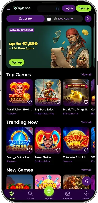 Rollambia application